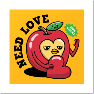 apple love Posters and Art